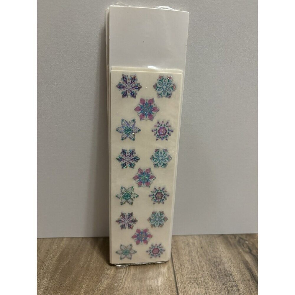 COPY - Vintage Sandylion Stickers Prismatic Snowflakes - NO LOGO, Sealed